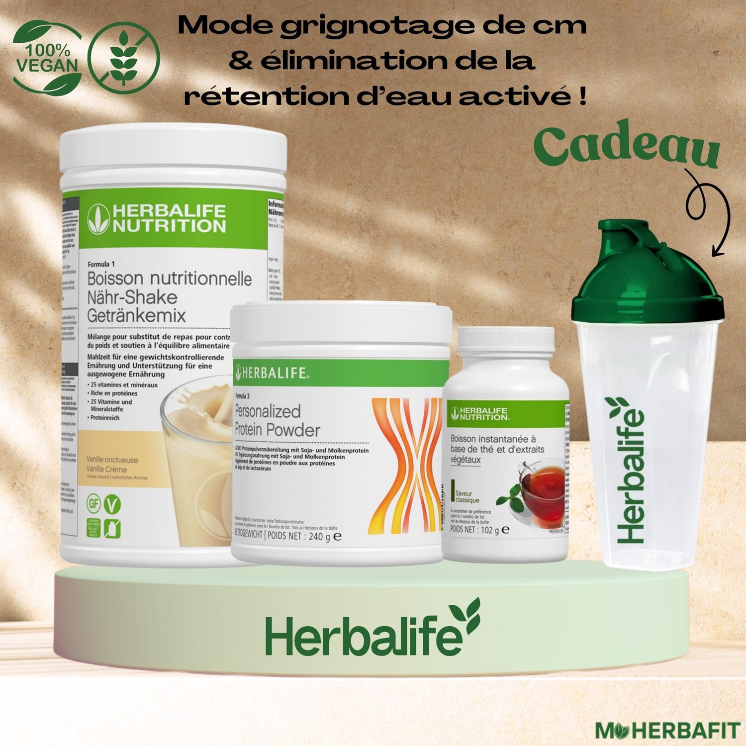 ✅ Programme Herbalife « Objectif Affinage – 30 Jours + Shaker Offert »