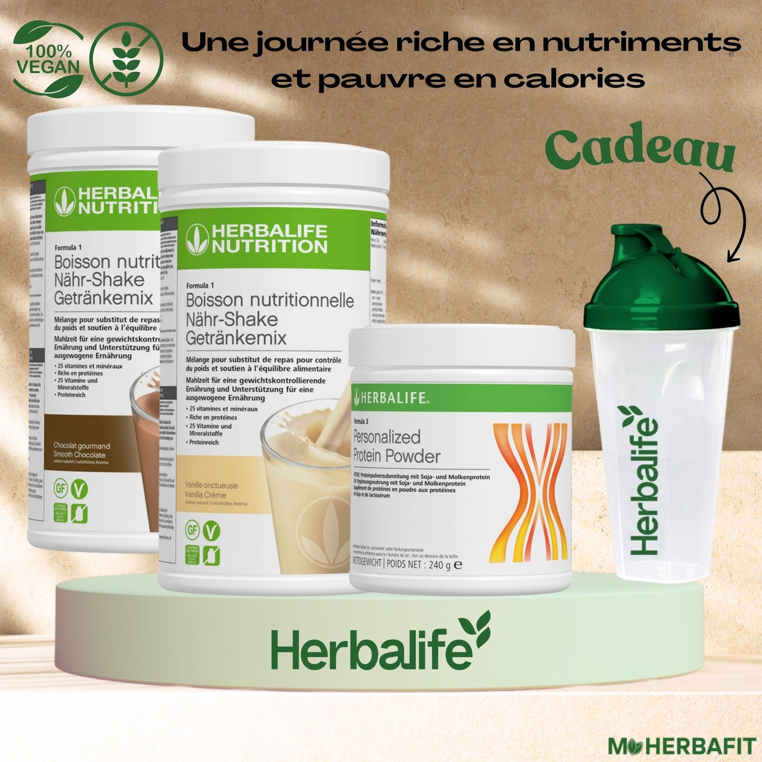 ✅ Programme Herbalife – « Double Shake Minceur – 30 Jours + Shaker Offert »