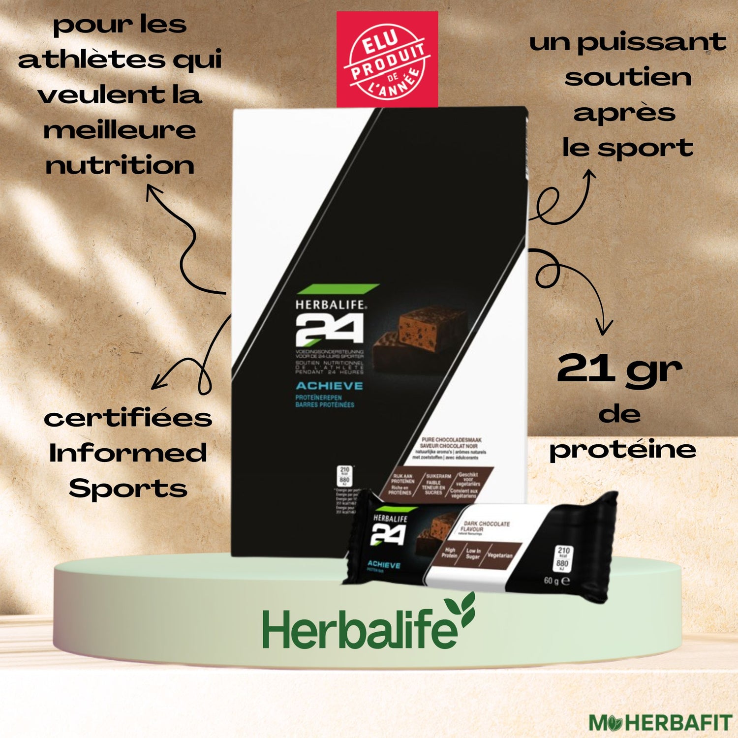 Barres Protéinées Achieve Herbalife24®